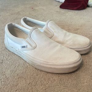 Basically new white vans